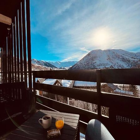 Appartement Cosy 6 personnes très bien équipé ,Vue splendide, Terrasse, Spacieux,Bien situé, Randonnées,Ski Saint-Sorlin-dʼArves Exterior foto
