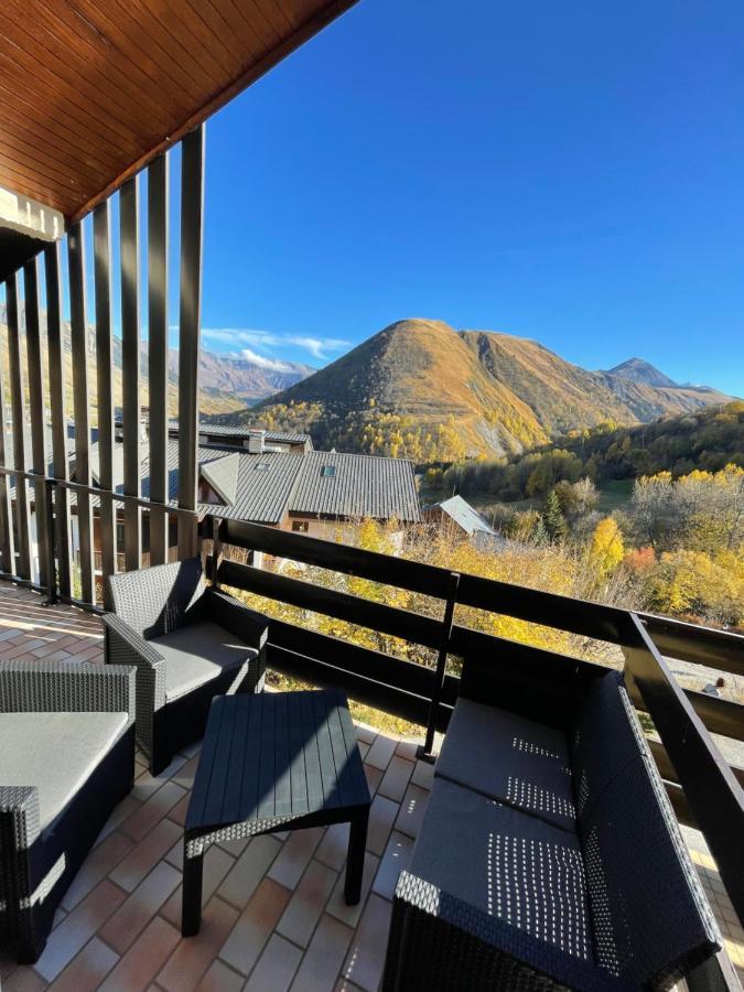 Appartement Cosy 6 personnes très bien équipé ,Vue splendide, Terrasse, Spacieux,Bien situé, Randonnées,Ski Saint-Sorlin-dʼArves Exterior foto