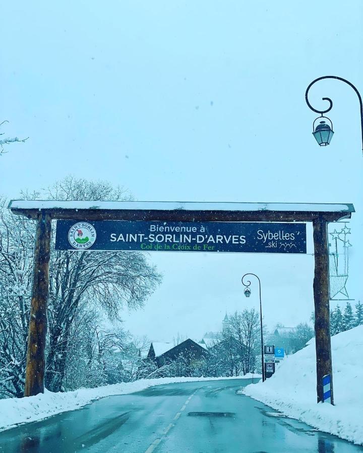 Appartement Cosy 6 personnes très bien équipé ,Vue splendide, Terrasse, Spacieux,Bien situé, Randonnées,Ski Saint-Sorlin-dʼArves Exterior foto