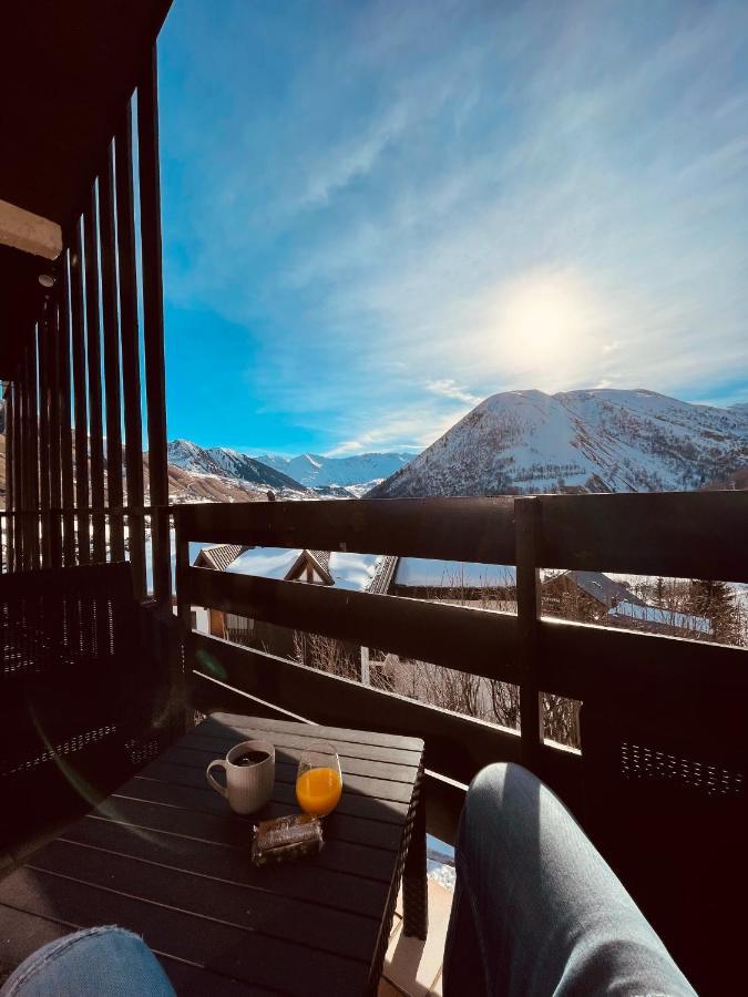 Appartement Cosy 6 personnes très bien équipé ,Vue splendide, Terrasse, Spacieux,Bien situé, Randonnées,Ski Saint-Sorlin-dʼArves Exterior foto