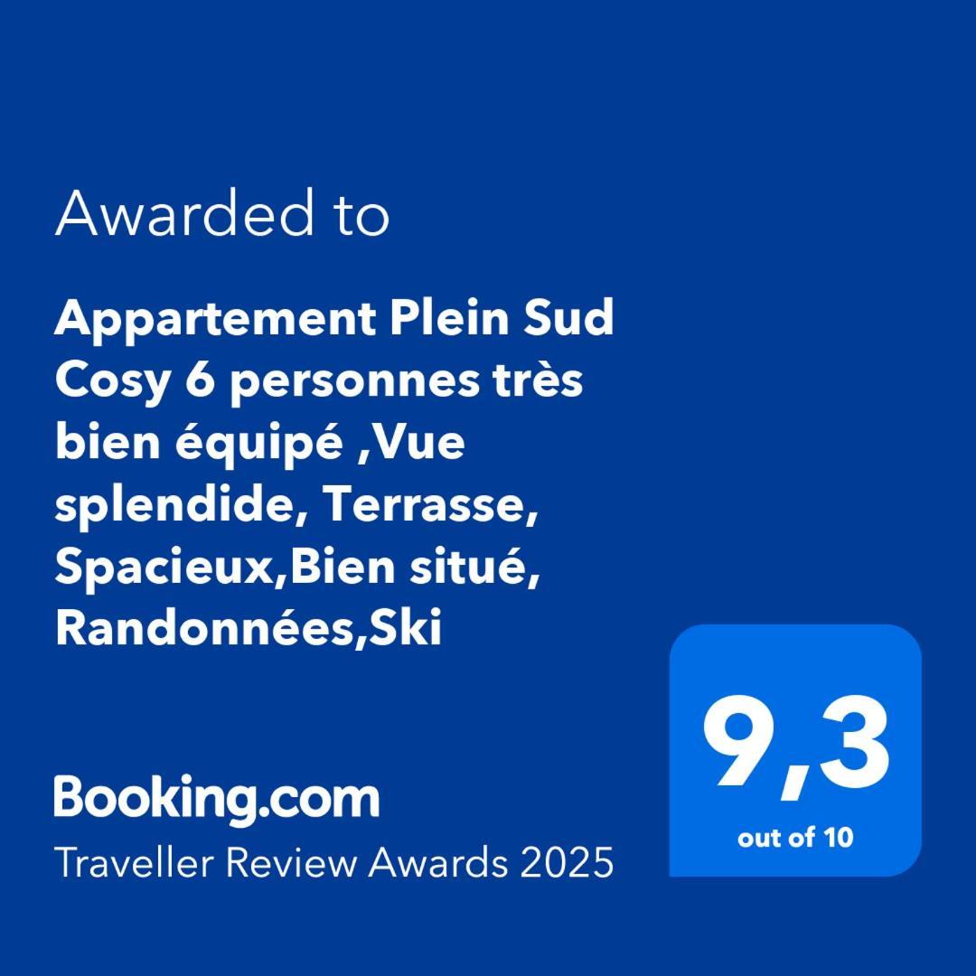 Appartement Cosy 6 personnes très bien équipé ,Vue splendide, Terrasse, Spacieux,Bien situé, Randonnées,Ski Saint-Sorlin-dʼArves Exterior foto