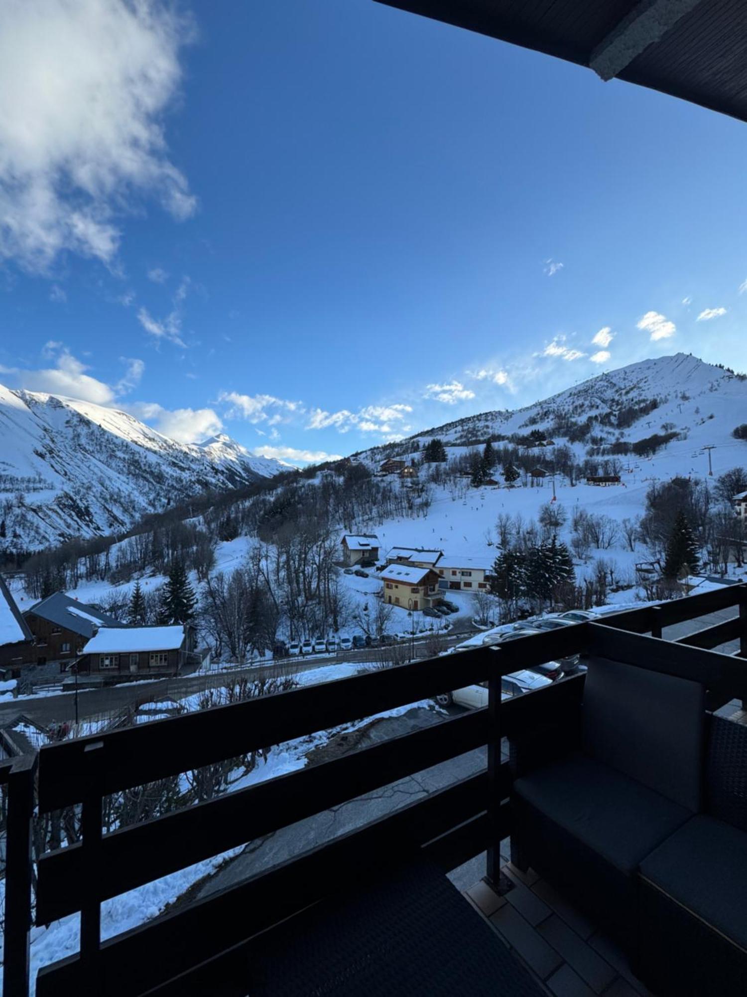 Appartement Cosy 6 personnes très bien équipé ,Vue splendide, Terrasse, Spacieux,Bien situé, Randonnées,Ski Saint-Sorlin-dʼArves Exterior foto
